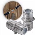 2 Pcs Coaxial Cable Jointer TV Cable Joint Connector Extension with RG7 Connecters .... 
