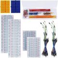 Prototype Breadboard Clear Crystal SYB 400 MB102 Tie Point Solderless Modular Board. 