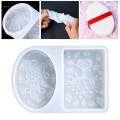 Silicone Soap Mould Homemade for Soap Making Supplies Pattern Art Soap Mold. 