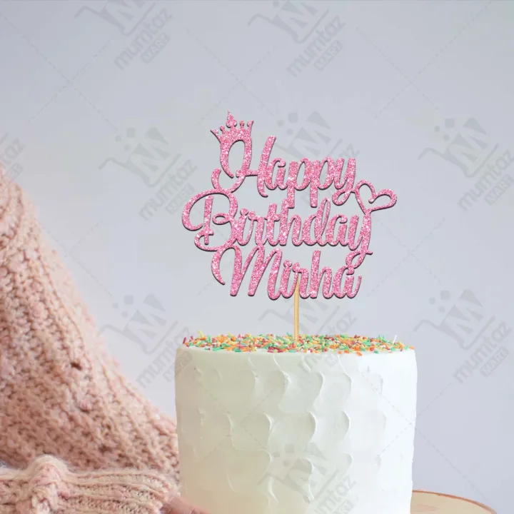 Customized%20Happy%20Birthday%20Cake%20Topper%20For%20Party%20Celebration,%20Princess%20Theme%20Premium%20Birthday%20Toppers%20for%20Kids%20with%20ANY%20NAME%20cake%20Decoration%20supplies%20-%20Image%202