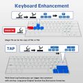 ANŃE PRO 2, 60% Wired/Wireless Bluetooth Mechanical Keyboard (Gateron Brown Switch/White Case) - Full Keys Programmable - True RGB Backlit - Tap Arrow Keys - Double Shot PBT Keycaps - NKRO - 1900mAh Battery.. 
