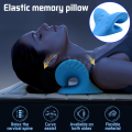 Neck Massage Pillow Neck Shoulder Cervical Chiropractic Traction Device Massage Pillow for Pain Relief Body Neck Massager. 