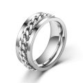 FACEINS Rings For Women and Men Rotatable Bottle Opener Ring Stainless Steel Chain Ring Men's Titanium Steel Bottle Ring. 