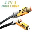4 in 1 65W Fast Charging USB To Type C PD Cable Fast Charger For iPhone 15 14 13 Pro Max Xiaomi Samsung Huawei PD Mobile Phone Cable. 