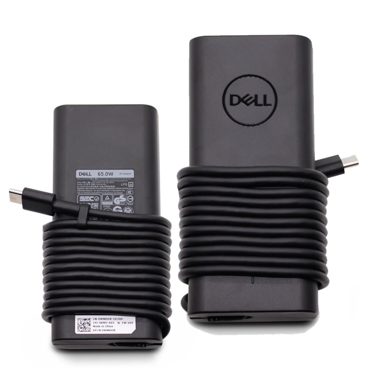 Dell 65w Usb-C Power Adapter Laptop Charger - Dell USB-C 65W Laptop AC Adapter Charger / Dell 65W Type C Laptop Charger - Dell Type C Charger - Dell type c charger - Dell type c laptop charger - Dell charger - laptop charger - charger -
