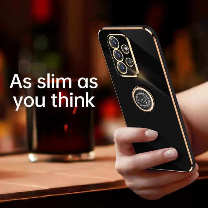 For%20Samsung%20Galaxy%20A32%204G%20Back%20Cover%20with%20Ring%20Holder%20Stand%20Plating%20Square%20Bumper%20Protective%20Case%20Camera%20Lens%20Protection%20Soft%20Silicone%20Shockproof%20Mobile%20Phone%20Cases%20-%20Image%204