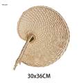 Woven Bamboo Hand Holding Fan Bamboo Fans Summer Cooling Supplies Handheld Fan Woven Hand Fan for Bedroom Wedding Party Favors. 