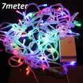Room Light Home Light LED Festival And Decoration Lights Multifunction Dorm Lights For Parties Fairy Light String RGB Multicolor Light 7m. 