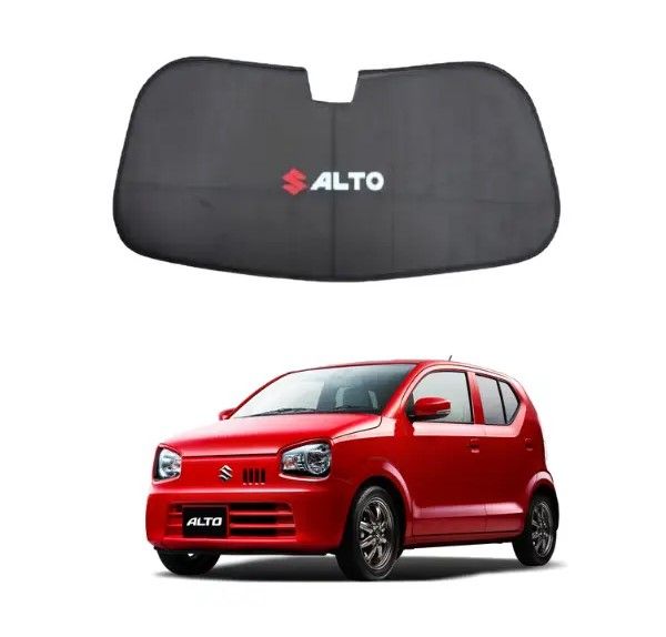Suzuki Alto Back Screen Sun Shade With Logo
