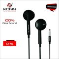 Original Ronin R-5 Handsfree | HD Sound Earphones with Mic | 3.5mm Jack | Durable & Tangle-Free Wire | Best Quality Ronin R5 Handfree for All Mobile Phones. 