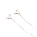 1 Pair Attractive Ladies Flower Earrings Decorative Long Dangle Dandelion Earrings for Daily Life. 