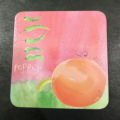 Fruits and Chilli Wood Coasters for Cup Holders Drink Coaster Cup Mat Car  Accessories. 