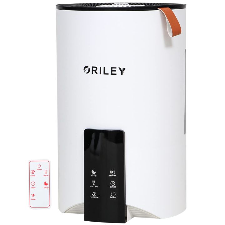 Dsp Appliances 2110 Ultrasonic Cool Mist Humidifier With Remote Control and Digital LED Display For Dryness, Cold And Cough, for Home Office Adults and Baby Bedroom (1 Year Warranty) (3.5L, 22W, White)