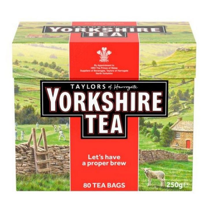 TAYLORS of HARROGATE Yorkshire 80 Teabags 250G