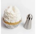LARGE BULBOUS RUFFLE SPECIALTY PIPING TIP. 