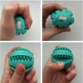 7CM Pet Dog Toys Ball Nontoxic Chew Bite Resistant Toy Bouncy Rubber Balls Ball for Pet Dogs Dog Food Treat Feeder Tooth Cleaning Ball pet - PS406 - PS-TO. 
