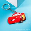 Disney Pixar Cars Lightning McQueen Mater Jackson Glass Cabochon Keychain Bag Car Key Chain Ring Holder Charms Keychains Gift. 