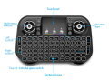 Mini Touch Pad Wireless Keyboard Mouse. 
