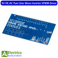 5V DC-AC Pure Sine Wave Inverter SPWM Driver Board EGS002 12Mhz Crystal Oscillator EG8010 + IR2113 Driving Module LCD by Electrica. 
