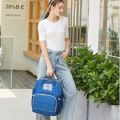 2in1 Multifunctional Travel Mommy Backpack Portable Crib Nappy Bag Large Capacity Diaper Bags  Baby Bed Crib Bag Random Color. 