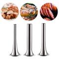1pc Meat Grinder Enema Accessories Sausage Funnel Stainless Steel Lengthened Arc Enema Tube Large Medium and Small. 