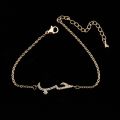 Custom Luxury Zircon Saudi Arabia Letter Stainless Steel Fashion Fine Bracelet Necklace Iced Out Crystal Jewelry Set for Women. 