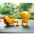 Random Emoji's Shaking Head Doll Emoji Spring Dolls Funny Expression Bouncing Toy Shaking Spring Head Dancing Doll Toys For Car Dashboard. 