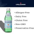 San Pellegrino Sparkling Water Glass Bottle 250 ml. 