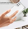 Samsung Galaxy A12 Transparent Bumper Back Cover. 