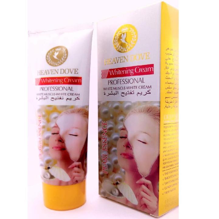 HEAVEN DOVE WHITENING CREAM PEARL TUBE 120G