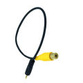 rca to 3.5mm-1 * 2.5mm male to RCA female cable-Black. 