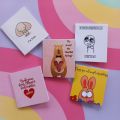 Sorry (a)  Mini Cards (5 x 5) cm - Pack of 5. 