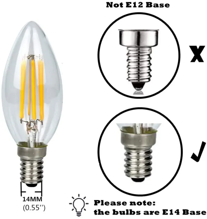 Candle%20Flame%20Bulb%204%20w%20CA%2035%20Tip%20LED%20Filament%20E%2027%20And%20E%2014%20-%20Image%203