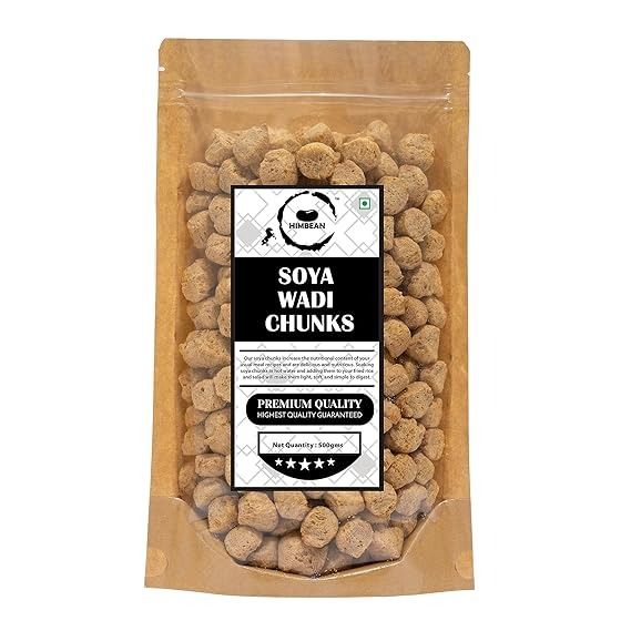 HIMBEAN SOYA CHUNKS (SOYA WADI) 500G ZIP LOCK POUCH