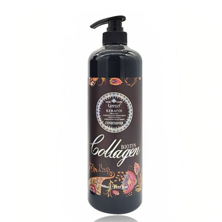 Keratin Biotin Collagen Pure Sulfate Free Hair Shampoo Protecting 900ml