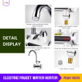 Instant Electric Water Heater Tap & Geyser  Hot Water Tap with Digital Display & Shower Head 220v hot water faucet Tankless, Energy Saver, Low-Cost Solution for Kitchen & Bathroom. 