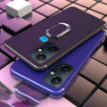 For infinix Smart 6 Plus Cases Soft matte full Protector Shockproof Car Magnetic Holder Ring Phone Cases Casing hp infinix Smart6 Plus Back Cover. 