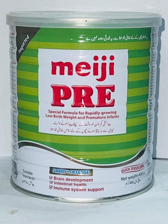 "Meiji Pre Powder Milk: Specialized Nutrition for Rapid Growth in Low Birth Weight and Premature Infants"