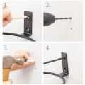 8 inches wall mount heavy duty outdoor indoor garden wall decor flower plant pot hanging hook bracket ring. 