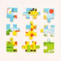 Baby Wooden Montessori Puzzle Child Game Wooden Puzzle 3D Cartoon Animal Puzzle Babies Toys Puzzles For Kids 1 2 3 Year Old. 