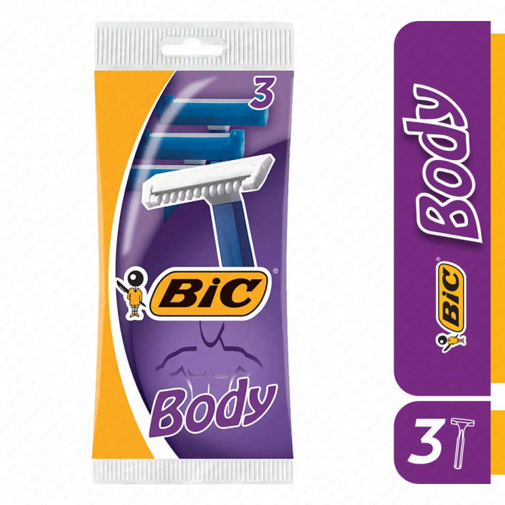 BIC Body Razor 3 Pcs Pouch