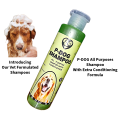 Trish & Ahana’s P-Dog 100% Natural - All Purpose - Dog Shampoo with Extra Conditioner 200ml. 