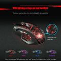 Original Apedra A7 High Precision USB Programmable Gaming Mouse MULTI LED lights ,Buttons AND MULTI DPI SENSITIVITY for Computer PC Laptop. 
