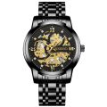 Binbond New Automatic Non-Mechanical Watch Men's Waterproof Calendar Luminous Tourbillon Trendy Men's Hollow Design. 