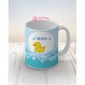 Alisha cute duck name mug. 