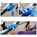 Bicycle Chain Cleaner Cycling Bike Machine Brushes Scrubber Wash Tool Kit Mountaineer Bicycle Chain Cleaner Tool Kits(Blue). 