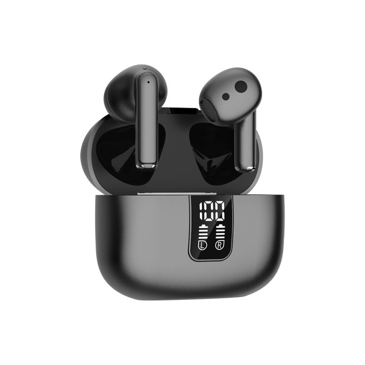 M52 Portable Wireless for Bluetooth Headset In-Ear Digital Display Gaming Headset with Dual Noise Cancelling Mark JL Chipset
