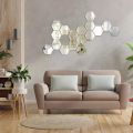 Imported Acrylic Hexagon wall decor Mirrors 3D wall mirrors 4x4 inches per hexagon (1 TO 60 PIECES). 