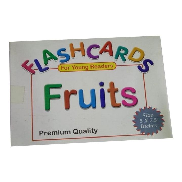 Learning Flash Cards For Kids - Fruits