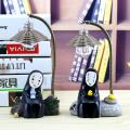 Spirited Away Kawaii No Face Male Nightlight Resin Handicraft Bedroom Lamp. 